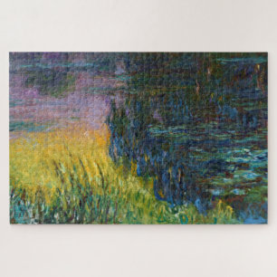 Puzzle Les Nappes D'Eau - Coucher Le Soleil, Claude Monet