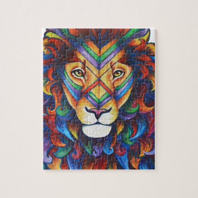 Puzzle Les nouveaux cheveux de Mufasa font (Vertical)