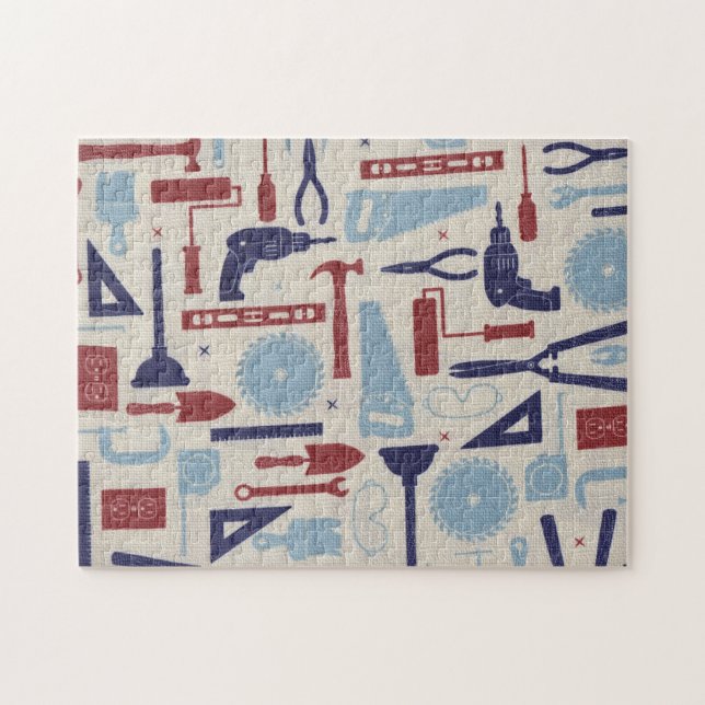 Puzzle Les outils de papa (Horizontal)