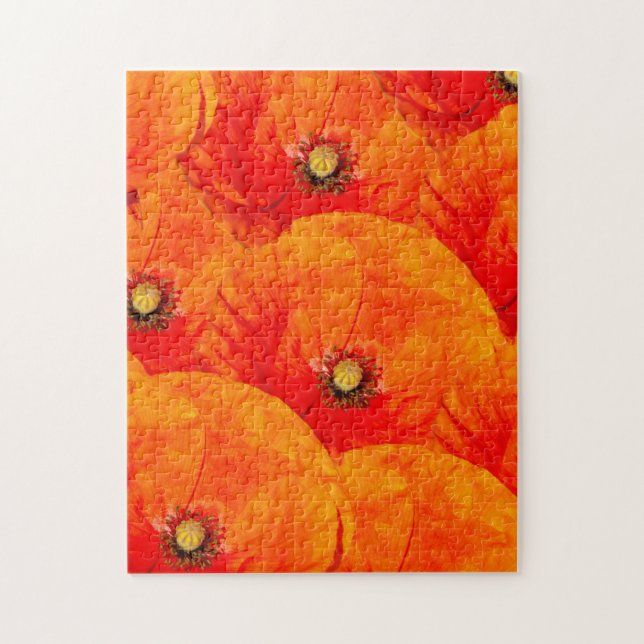 Puzzle Les pavots ferment - motif naturel (Vertical)