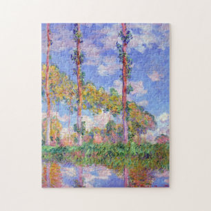 Puzzle Les peupliers au soleil, Monet