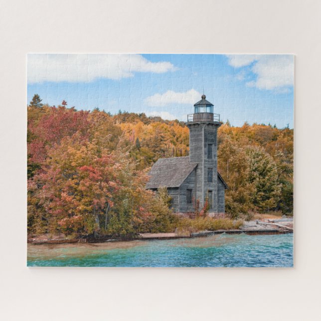 Puzzle Les phares | Grand Island East Channel Light (Horizontal)