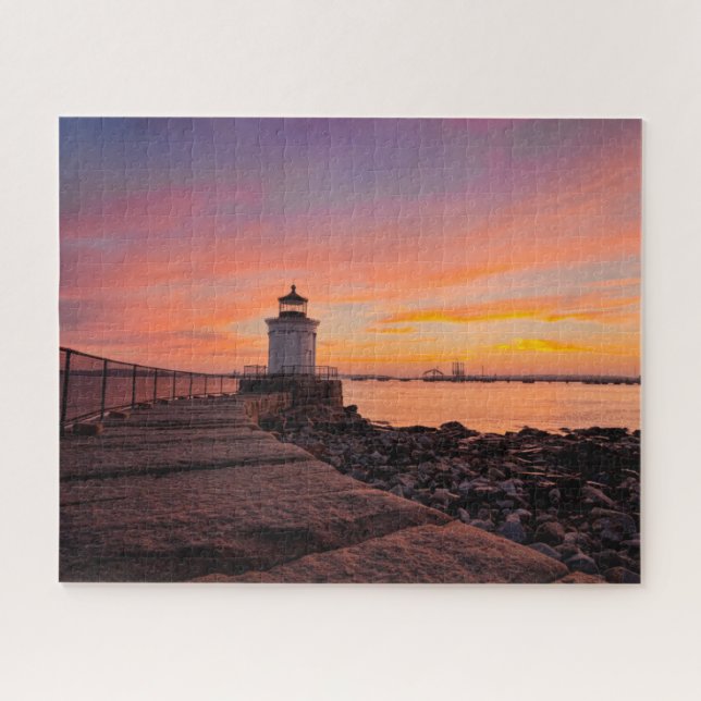 Puzzle Les phares | South Portland, Maine (Horizontal)