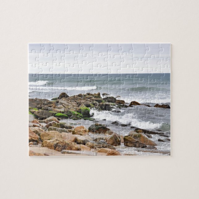 Puzzle Les plages rocheuses de Montauk, Long Island, NY (Horizontal)