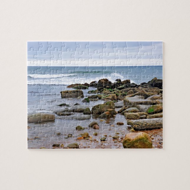 Puzzle Les plages rocheuses de Montauk, Long Island, NY (Horizontal)