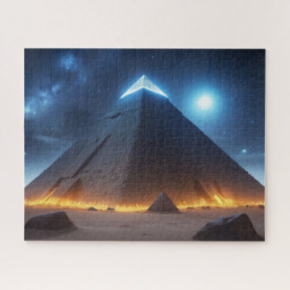 Puzzle Les pyramides de Gizeh vu par l'IA