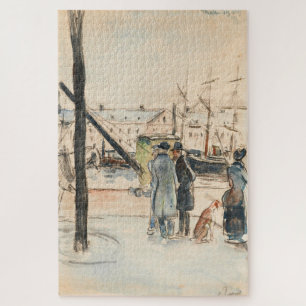 Puzzle Les Quais à Rouen – Camille Pissarro