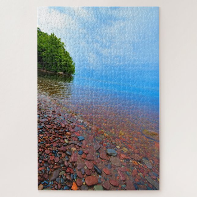 Puzzle Les rives du lac Supérieur - 20x30 - 1014 pcs (Vertical)