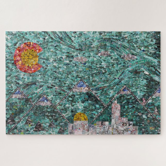 Puzzle Les rues de Denver (Horizontal)