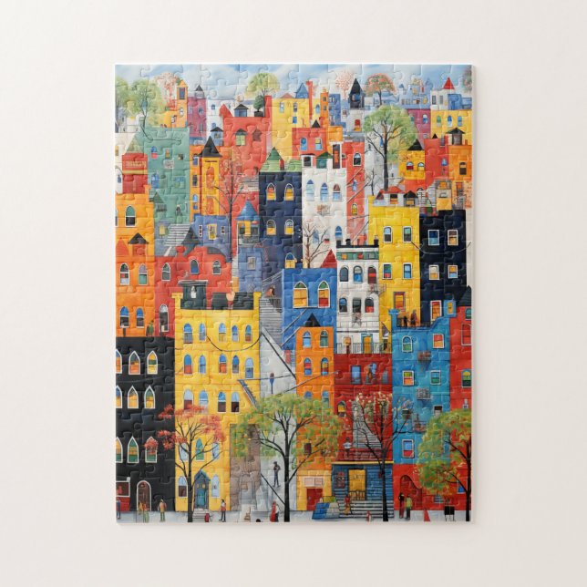 Puzzle Les rues de la ville (Vertical)