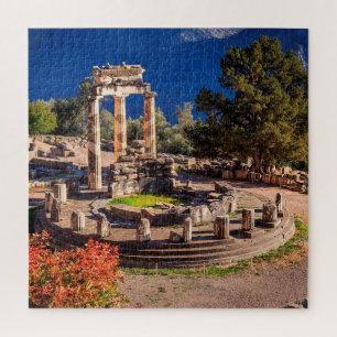 Puzzle Les ruines antiques temple d'Athina Pronaia à Del