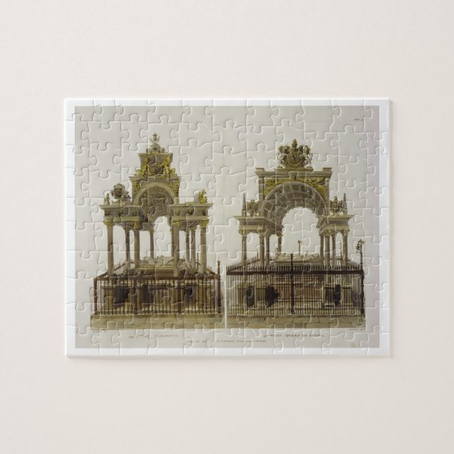 Puzzle Les tombes de la Reine Elizabeth I et reine de (Horizontal)