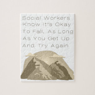Puzzle Les travailleurs sociaux savent qu'il est encourag