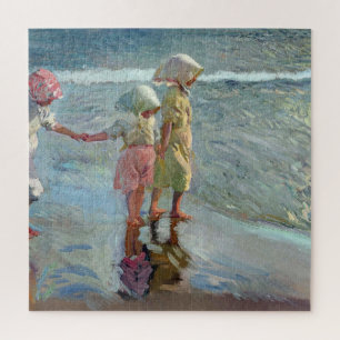 Puzzle Les trois sœurs sur la plage par Joaquin Sorolla