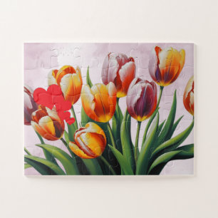 Puzzle Les Tulipes élégantes Bonne Fête des Mères