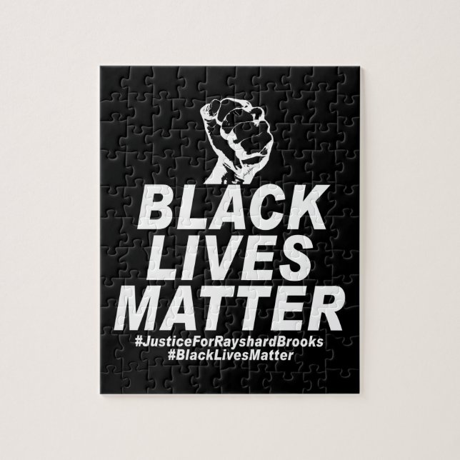 Puzzle Les vies noires comptent #JusticeForGeorgeFloyd #B (Vertical)
