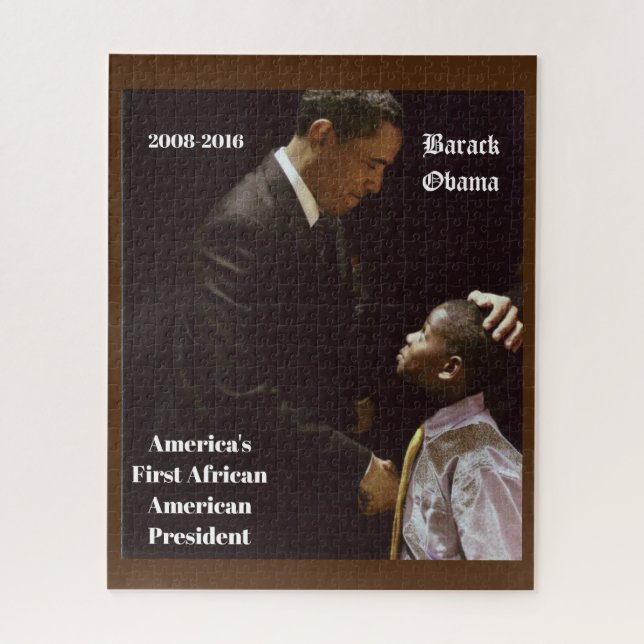 PUZZLE LES VIES NOIRES IMPORTENT BARACK OBAMA   (Vertical)