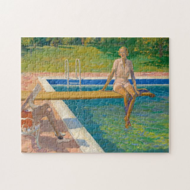 Puzzle Les Viscountess Castlerosse | Sir John Lavery (Horizontal)