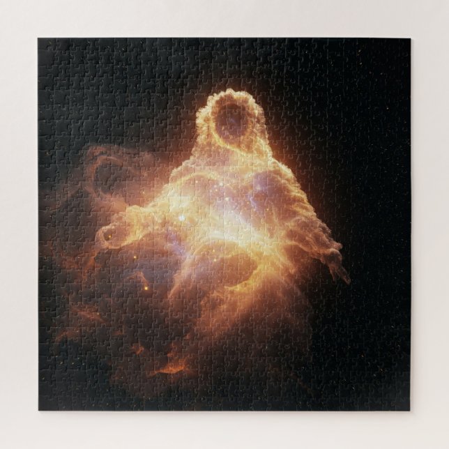 Puzzle L'esprit de feu brillant dans l'obscurité mystique (Vertical)