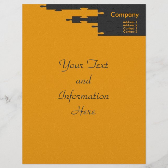 Puzzle Letterhead (Vorderseite)
