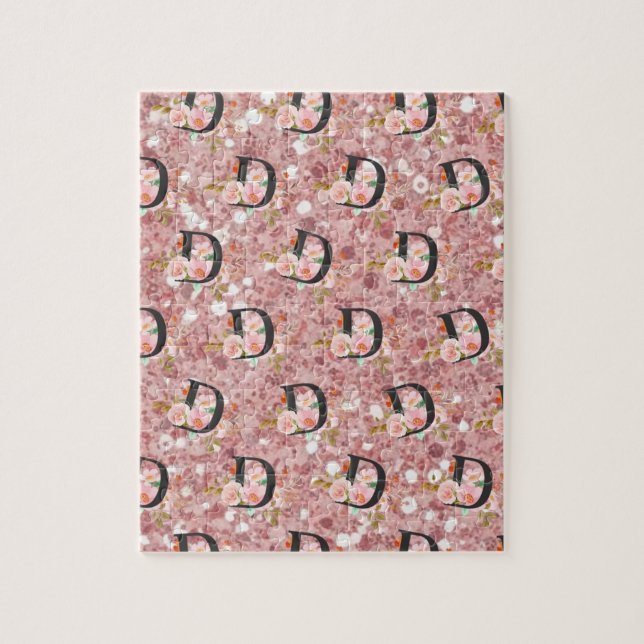 Puzzle Lettre D (Vertical)