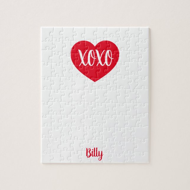 Puzzle Lettre d'amour Coeur Valentine Frustrant (Vertical)