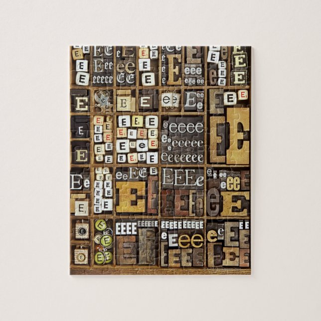 Puzzle Lettre E (Vertical)