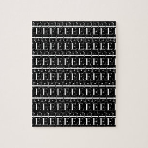 Puzzle Lettre initiale monogramme E