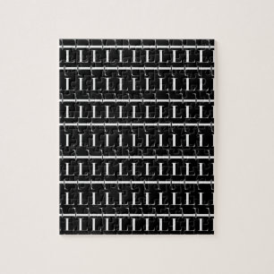 Puzzle Lettre initiale monogramme L