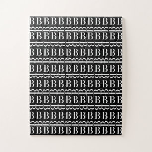 PUZZLE LETTRE INITIALE MONOGRAPHIQUE B
