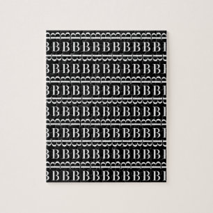 PUZZLE LETTRE INITIALE MONOGRAPHIQUE B