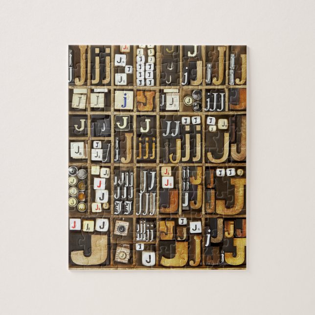 Puzzle Lettre J (Vertical)