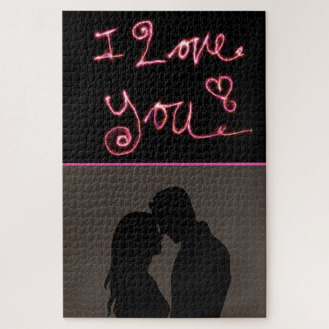 Puzzle Lettres Brûlantes Et Couple (Vertical)