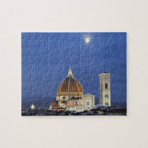 Puzzle Lever de lune et cathédrale de Florence, Basilique