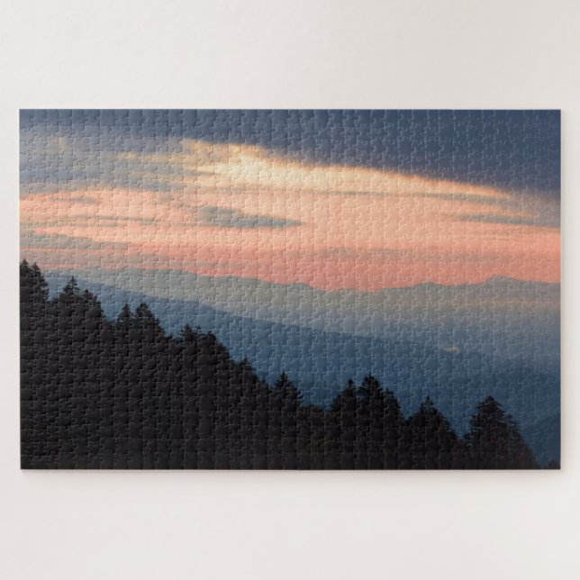 Puzzle Lever de soleil à Newfound Gap - Montagnes fumées  (Horizontal)