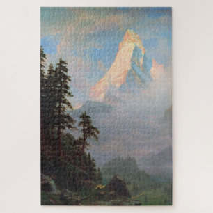 Puzzle Lever de soleil sur le Cervin, Albert Bierstadt