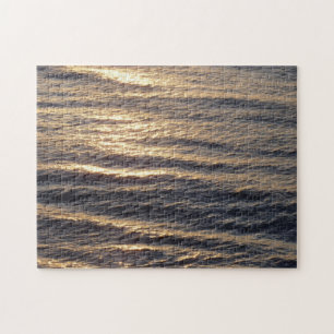 Puzzle Lever de soleil sur les eaux de l'océan apaisant l