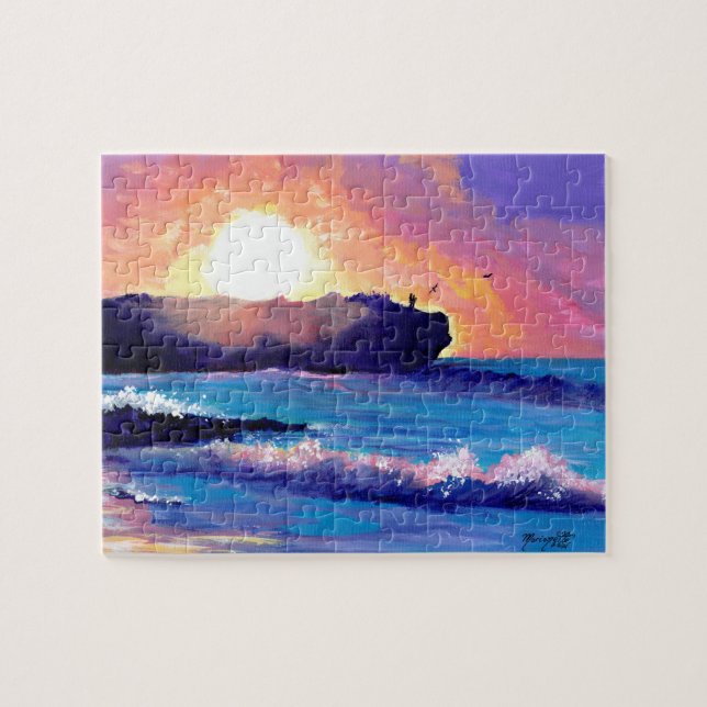 Puzzle Lever du soleil à Shipwreck Beach Kauai Jigsaw Puz (Horizontal)