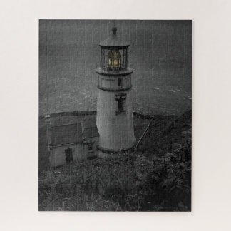 Puzzle L'historique Heceta Head Lighthouse B&W de l'Orego
