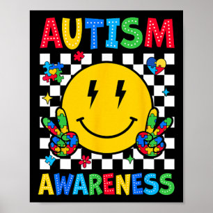 Puzzle Liebe Akzeptiere Verstehe Autismus-Bewussts Poster