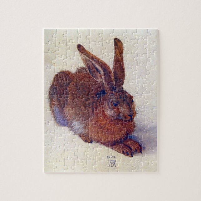 Puzzle Lièvre jeune par Albrecht Durer, Art Renaissance (Vertical)