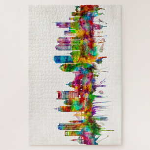 Puzzle Ligne aérienne du Massachusetts de Boston