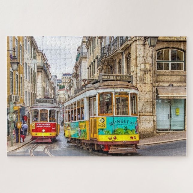 Puzzle Ligne de tramway portugaise (Horizontal)