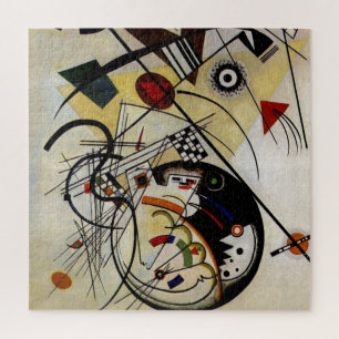 Puzzle Ligne ininterrompue Kandinsky Transverse Abstraite
