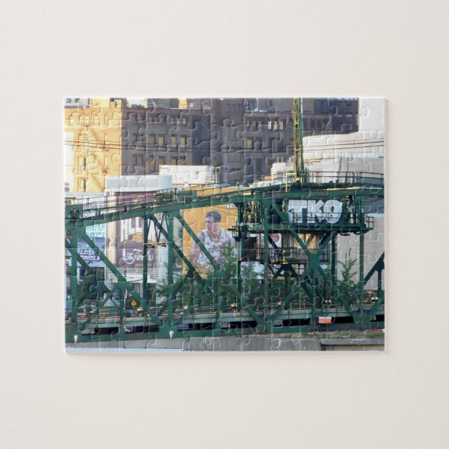 Puzzle Ligne Skyline Cleveland TKO (Horizontal)