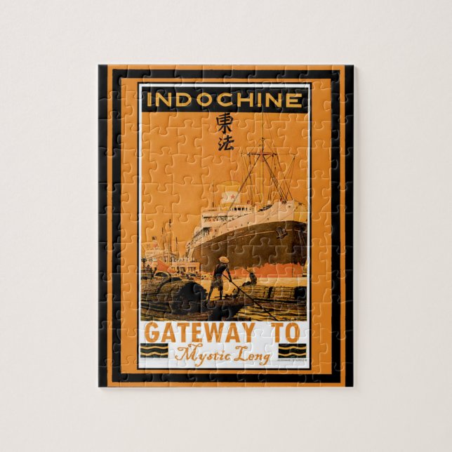 Puzzle Lignes de croisière de Lovecraft : Leng mystique (Vertical)