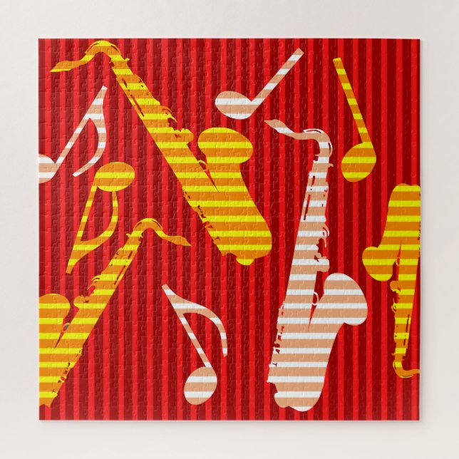 Puzzle Lignes de saxophone  (Vertical)
