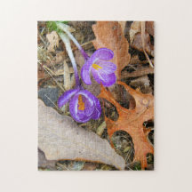 Puzzle - Lila Kreuze