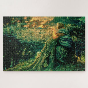 Puzzle "L'Imaginaire au crépuscule" - Le monde magique de