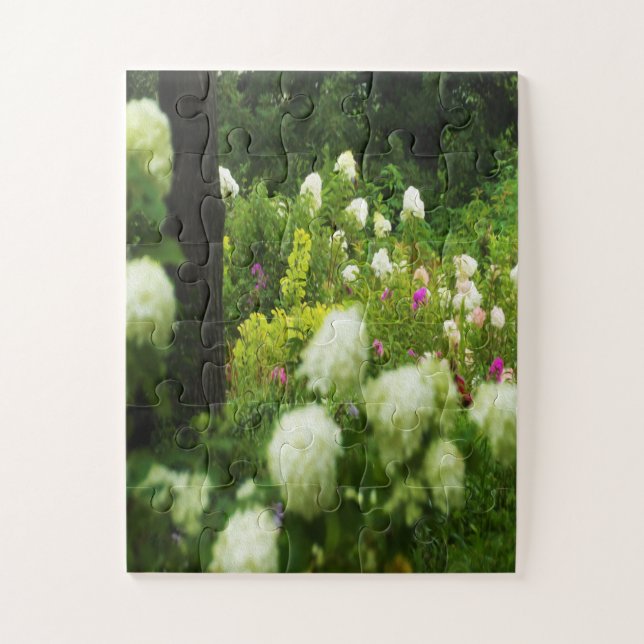 Puzzle Limelight Hydrangeas dans My Rubio Garden (Vertical)